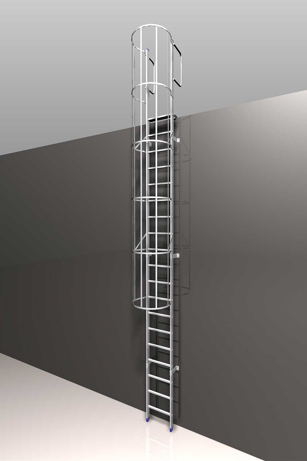SCALA CON GABBIA